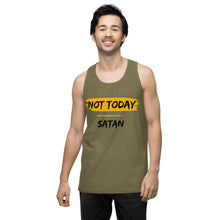 Men’s Not Today Satan premium tank top