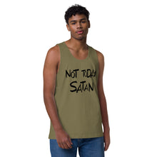 Men’s Not Today Satan premium tank top