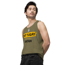 Men’s Not Today Satan premium tank top