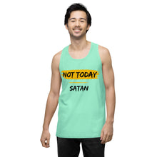 Men’s Not Today Satan premium tank top