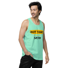 Men’s Not Today Satan premium tank top