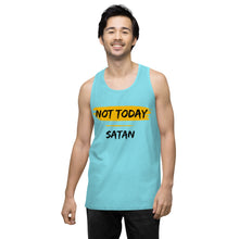 Men’s Not Today Satan premium tank top