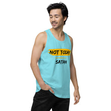 Men’s Not Today Satan premium tank top