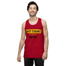 Men’s Not Today Satan premium tank top