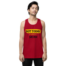 Men’s Not Today Satan premium tank top