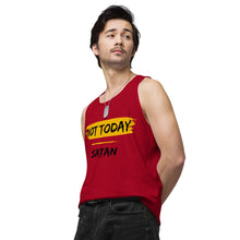 Men’s Not Today Satan premium tank top