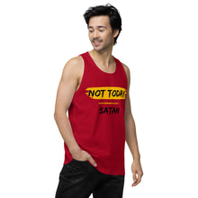 Men’s Not Today Satan premium tank top