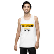 Men’s Not Today Satan premium tank top