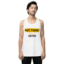 Men’s Not Today Satan premium tank top