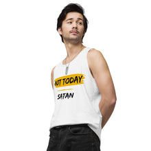 Men’s Not Today Satan premium tank top